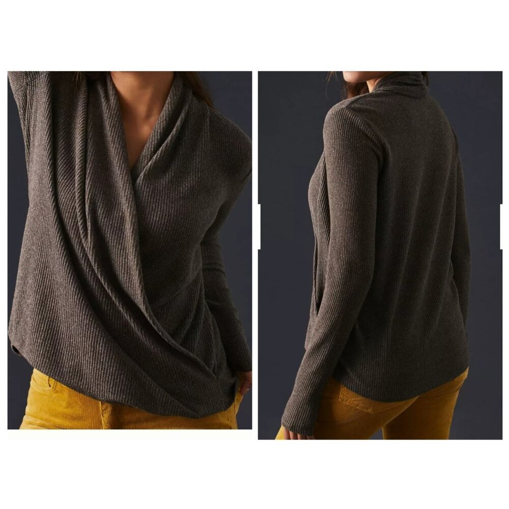 Anthropologie Daily Practice Cross Front Top Women Size L